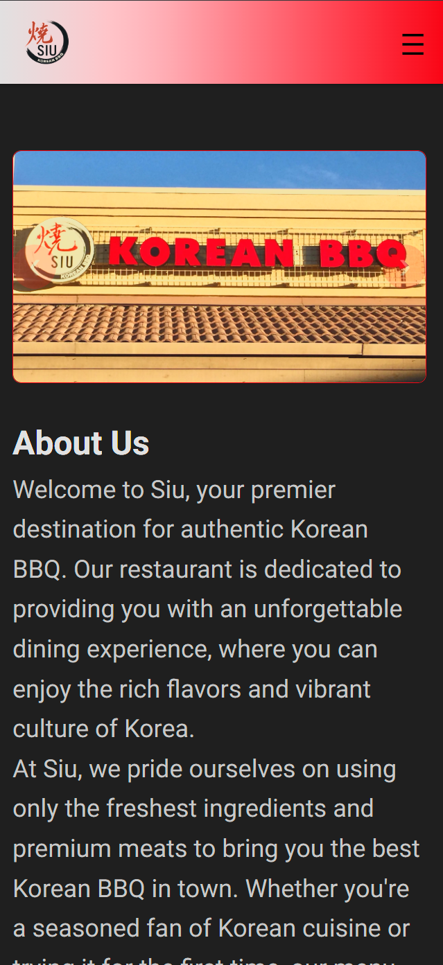 Siu Website About Us Section